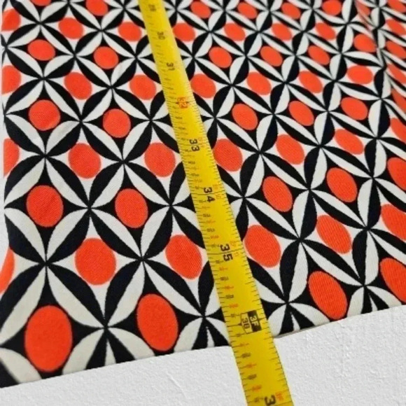 Alyx Sheath Dress Navy Orange Bright Geometric Sleeveless - Picture 10 of 10